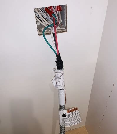 double oven junction box mount